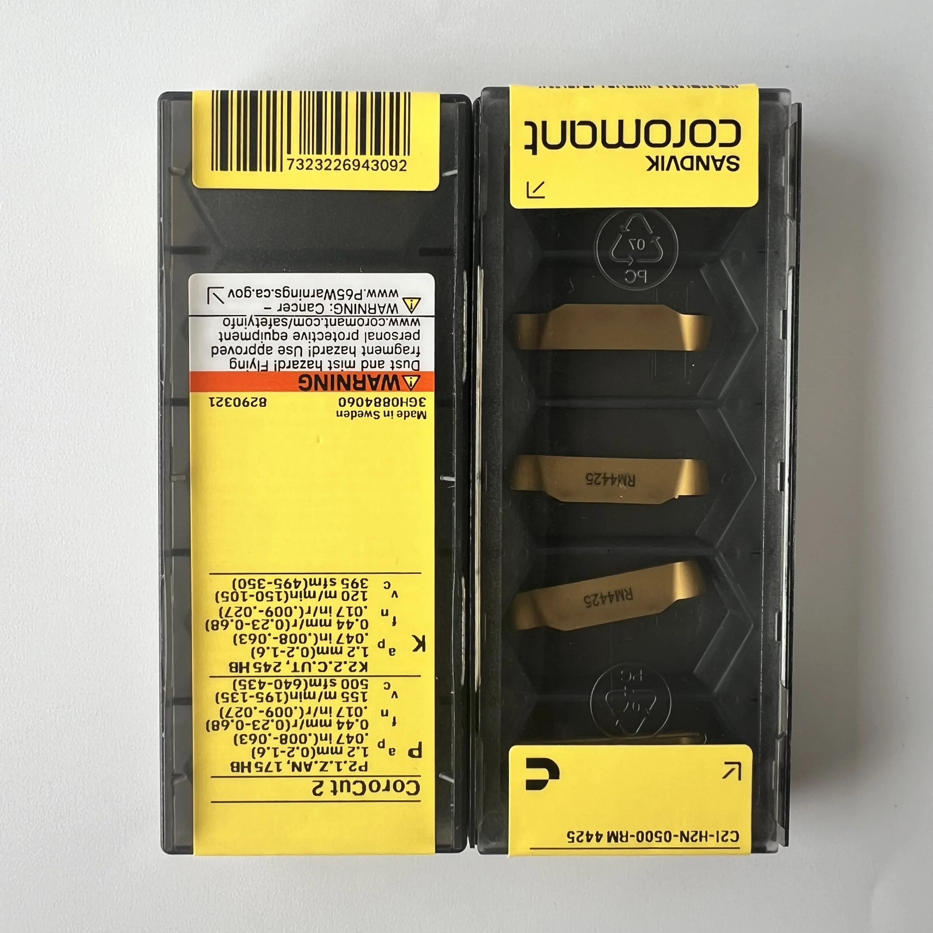 

C2I-H2N-0500-RM 4425 / Original Carbide CNC Blade 10 Pcs