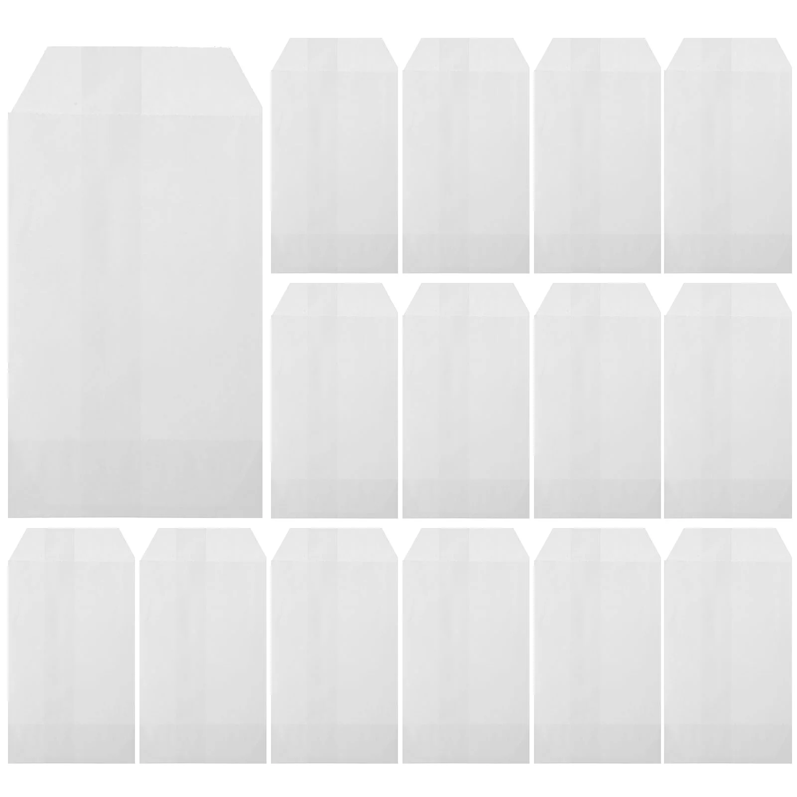 

100 Pcs Paper Bag Food Containers Translucent Packing Bakery Bags 40g Glassine Sweet Bread Packaging