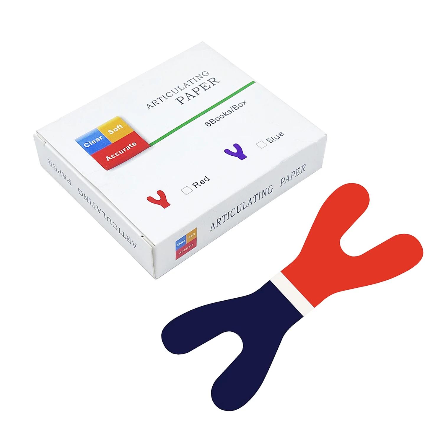 JOLANT Y Shape Dental Articulating Paper Full Mouth Dental Lab Dentistry Tool Whitening Articulation Paper Dentistry Materials