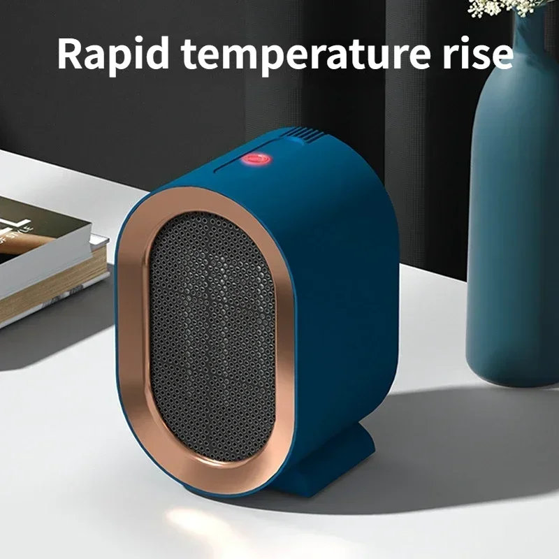 

1200W Electric Heater Mini Portable Desktop Fan Heater PTC Ceramic Heating Warm Air Blower Home Office Warmer Machine for Winter