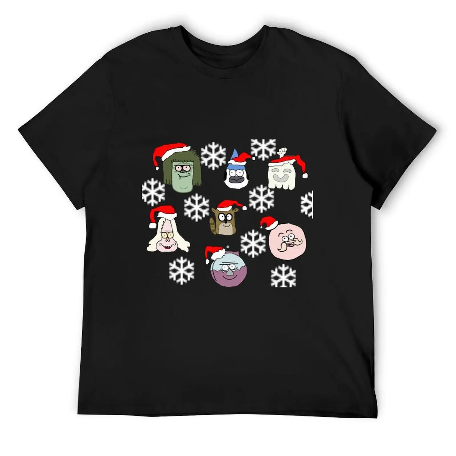

Christmas Faces Pattern Regular Show the best T-Shirt tees graphic t shirt vintage funny t shirts men