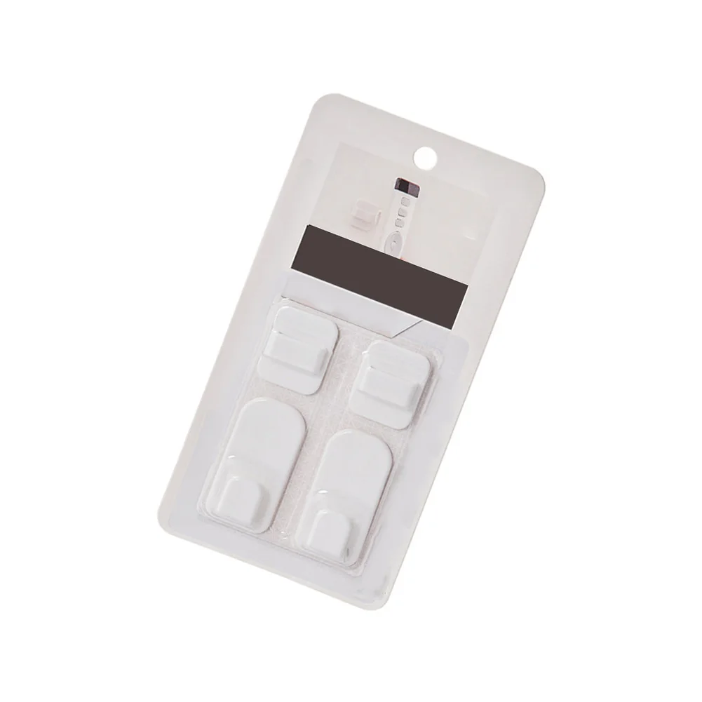Flat-Surface Remote Control Holder Set with Strong ABS Construction for Living Room TV Area to Maintain Order and Accessibility