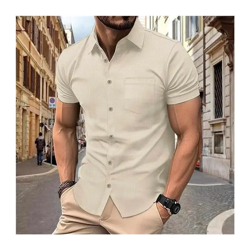 

Youth Chest ket Button ort Swedi irt Ice Sensation Sun Protection Treaent Loose Fit oulder Sve Commute Sle