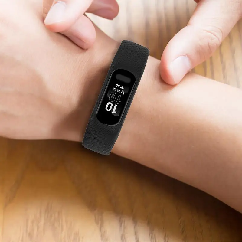 Watch Band For Garmin Smart 5 Bracelet Soft Strap Replacement Shockproof  Simple Watch Band Colorful Silicone Textured Strap