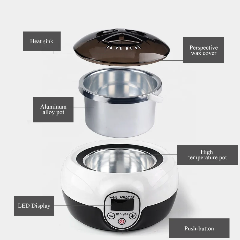 Wax Melting for Depilation Heater Machine Makers for Hair Removal Wax Paraffin Depilatory Pot Professional Wax Warmer