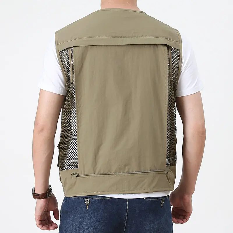 Men's Outdoor Casual Summer Lightweight Fishing Photography Multifunctional Vest