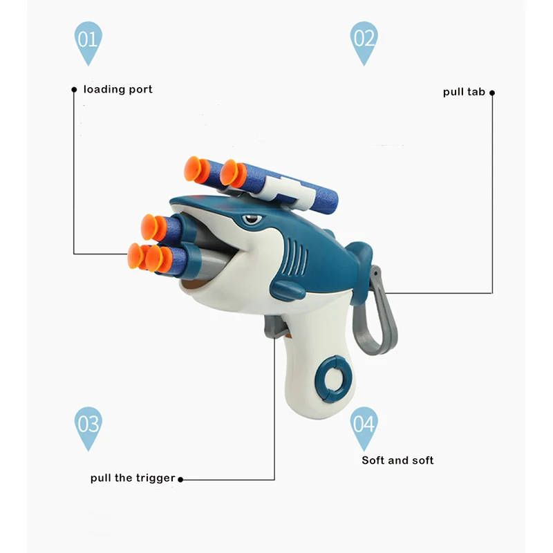 Spielzeugpistole Soft Shotgun Pistolenwerfer Sichere Kugelwaffe Modell Airsoft Pneumatische Schrotflinte Pistola für Kinder Kinder Weihnachtsgeschenk