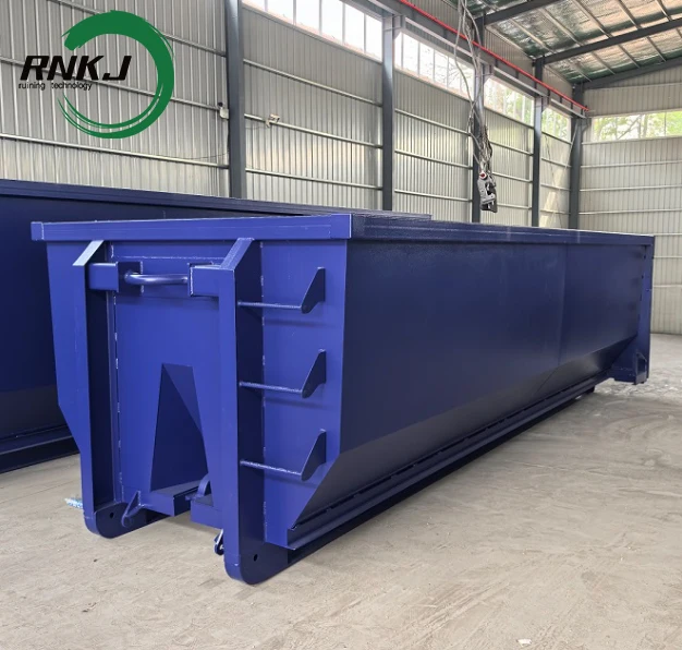 RNKJ Special customization  Heavy High Durability Material Handling Hook Lift Bin for Construction Site Use