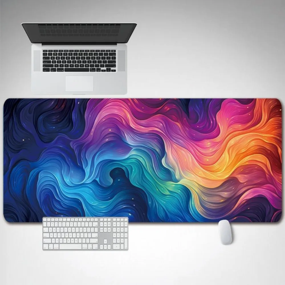 

Laptop Pads Super Large Mouse Pad Creative Pattern Stitched Edge Mouse Mat Desk Cute Keyboard Mice Mat Computer Accessories