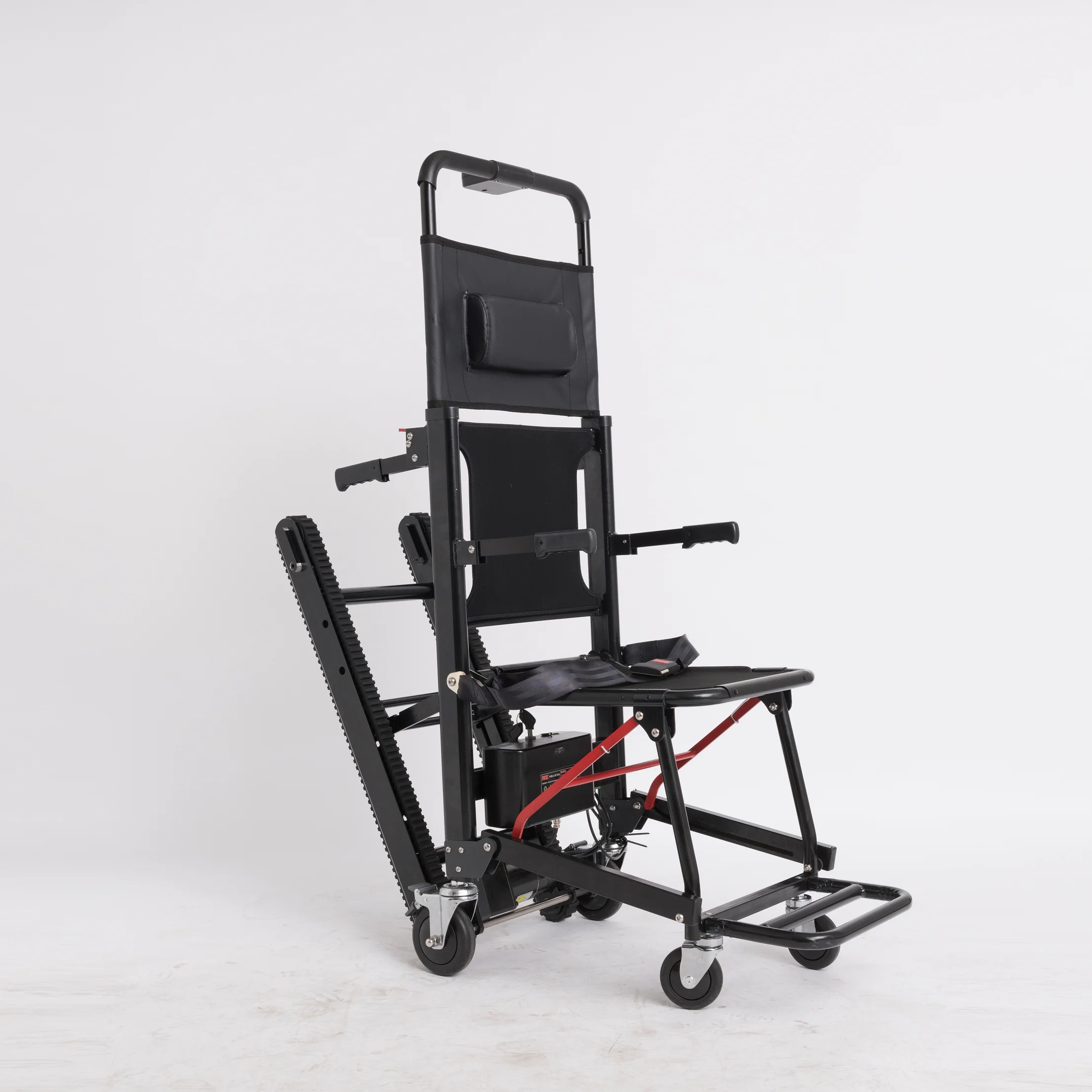 Foldable Stair Climbing Cart With 6 Wheels Stair Climber With Adjustable Handle