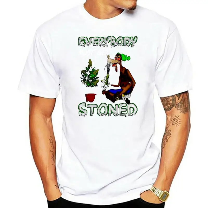 Everybody Must Get Stoned Stoner Goofy Version Tshirts