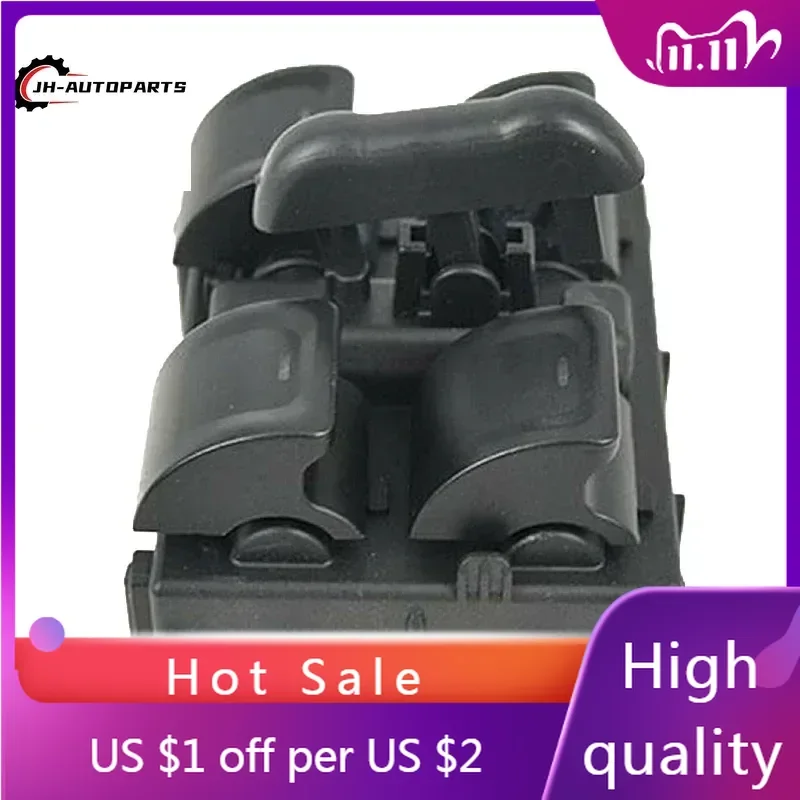 Car Window Button Left Front Power Window Switch Master For Jeep Wrangler JK JL 2012-2018, 68057595AC, 68156217AB, 68156217AA