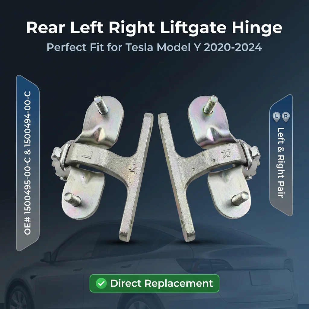 Left Right Liftgate Hinge Assembly For Tesla Model Y 2020-2024 Tailgate Trunk Hinge Liftgate Hinge 1500494-00-C 1500495-00-C