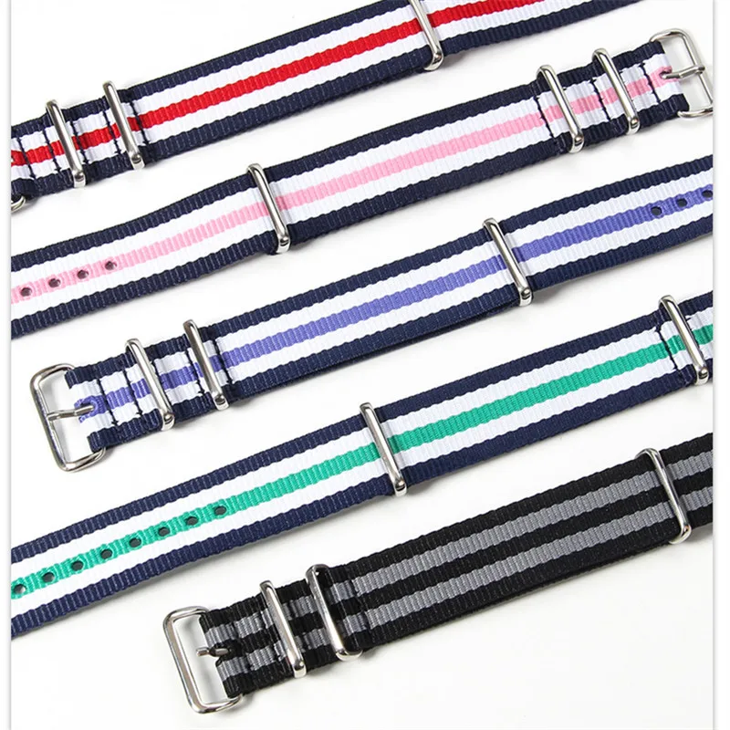 18mm 20mm 22mm Nylon Waterproof Watch Accessories Suitable For Casio DW Classic Rolex Water Ghost Series Replacement Strap