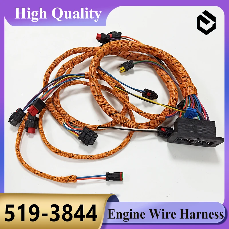 519-3844 Engine Wire Harness 5193844 for Caterpilar CAT Engine C4.2 E311D E315D E313D Excavator Parts