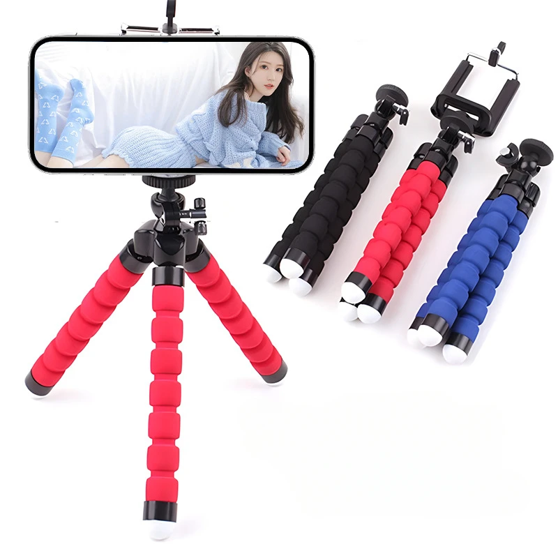 Schwamm Oktopus Stativ faule Verformung Fernbedienung Stative Bluetooth Foto für Gopro 9 8 7 Kamera