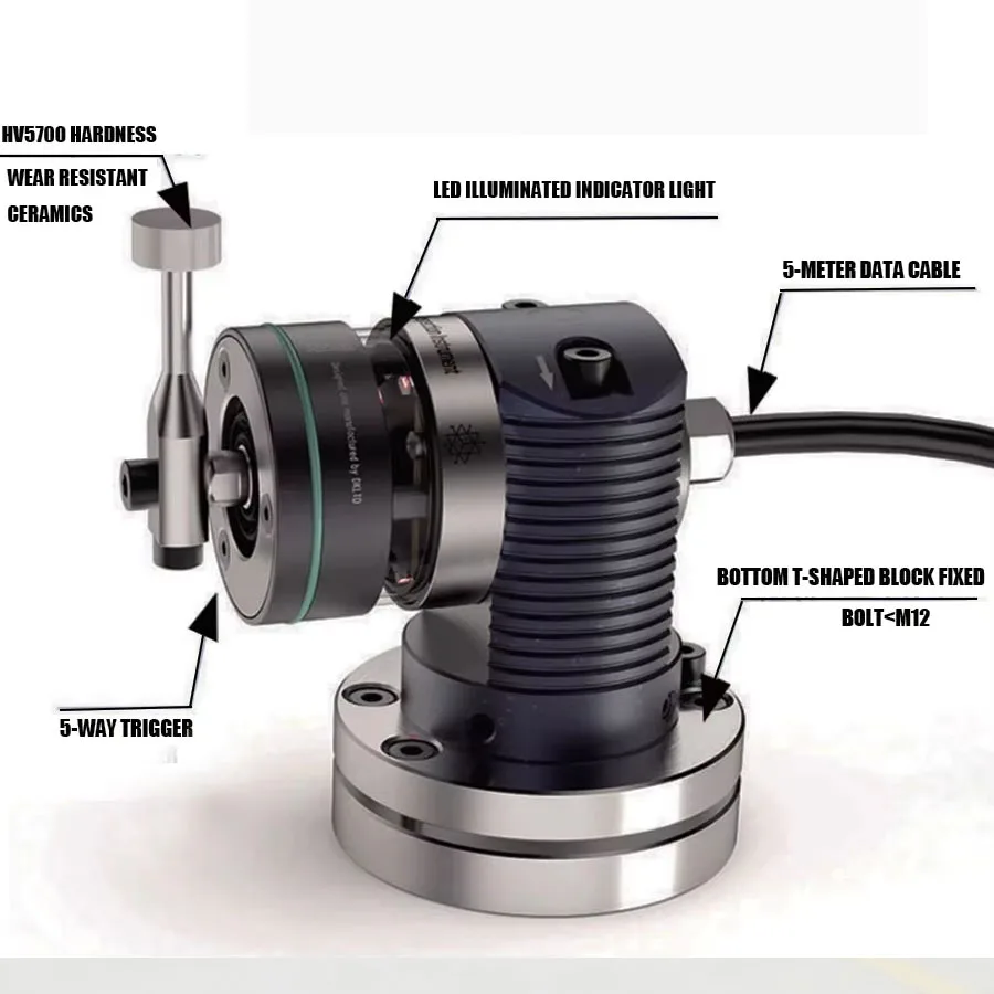 Precision 3D tool detector CNC machine tool five direction tool online detection five direction tool setter WP-600