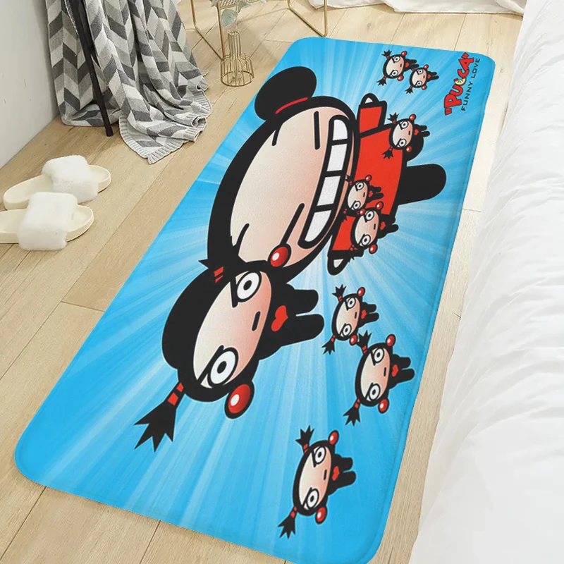 Bedroom Rug T-Pucca and Garu Living Room Floor Carpet Slip-resistant Balcony Hallway Kitchen Non-slip Mat Home Decor Items