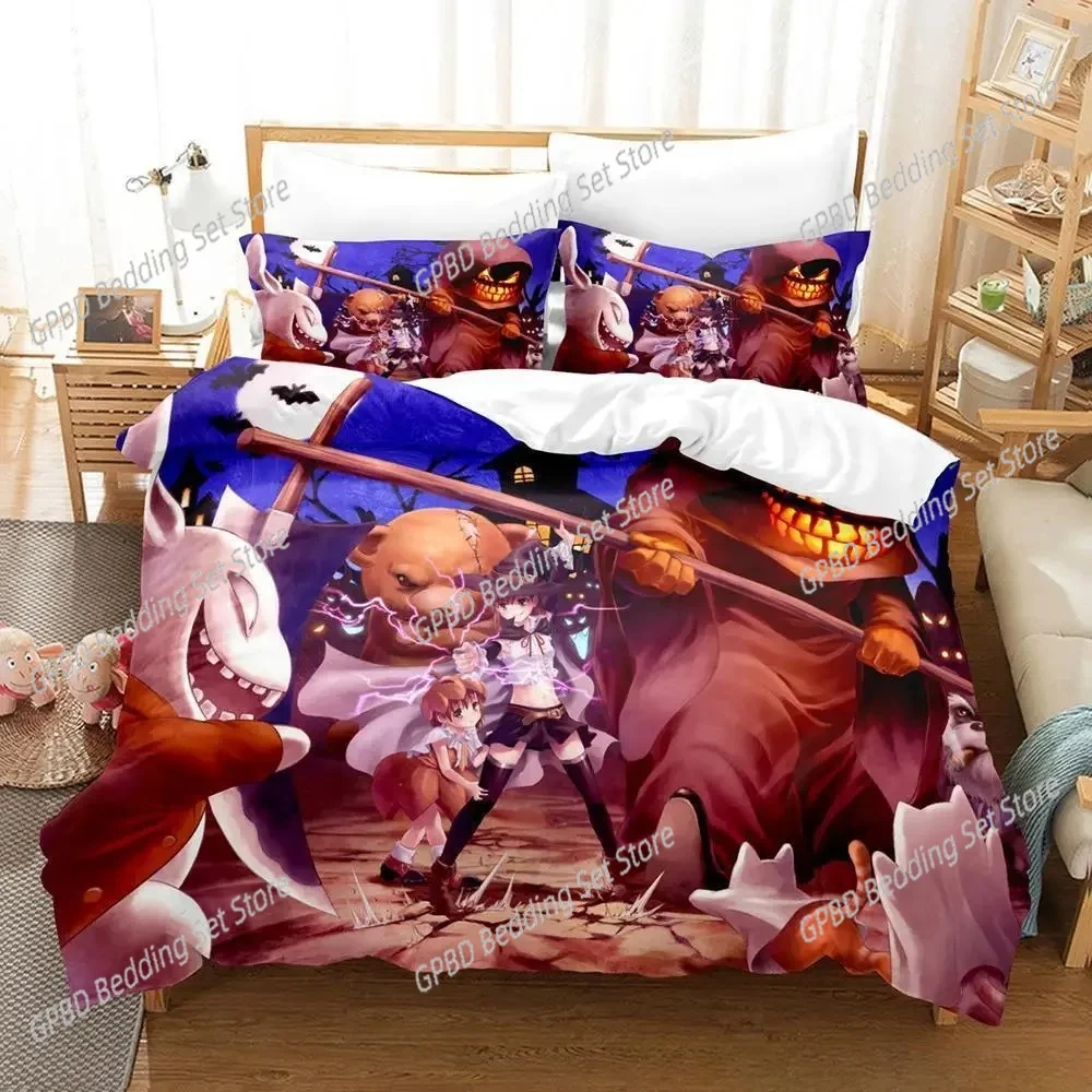 

Anime Misaka Mikoto A Certain Scientific Railgun Bedding Set Cartoon Anime three-piece set Adult Kid Bedroom Duvet cover Sets