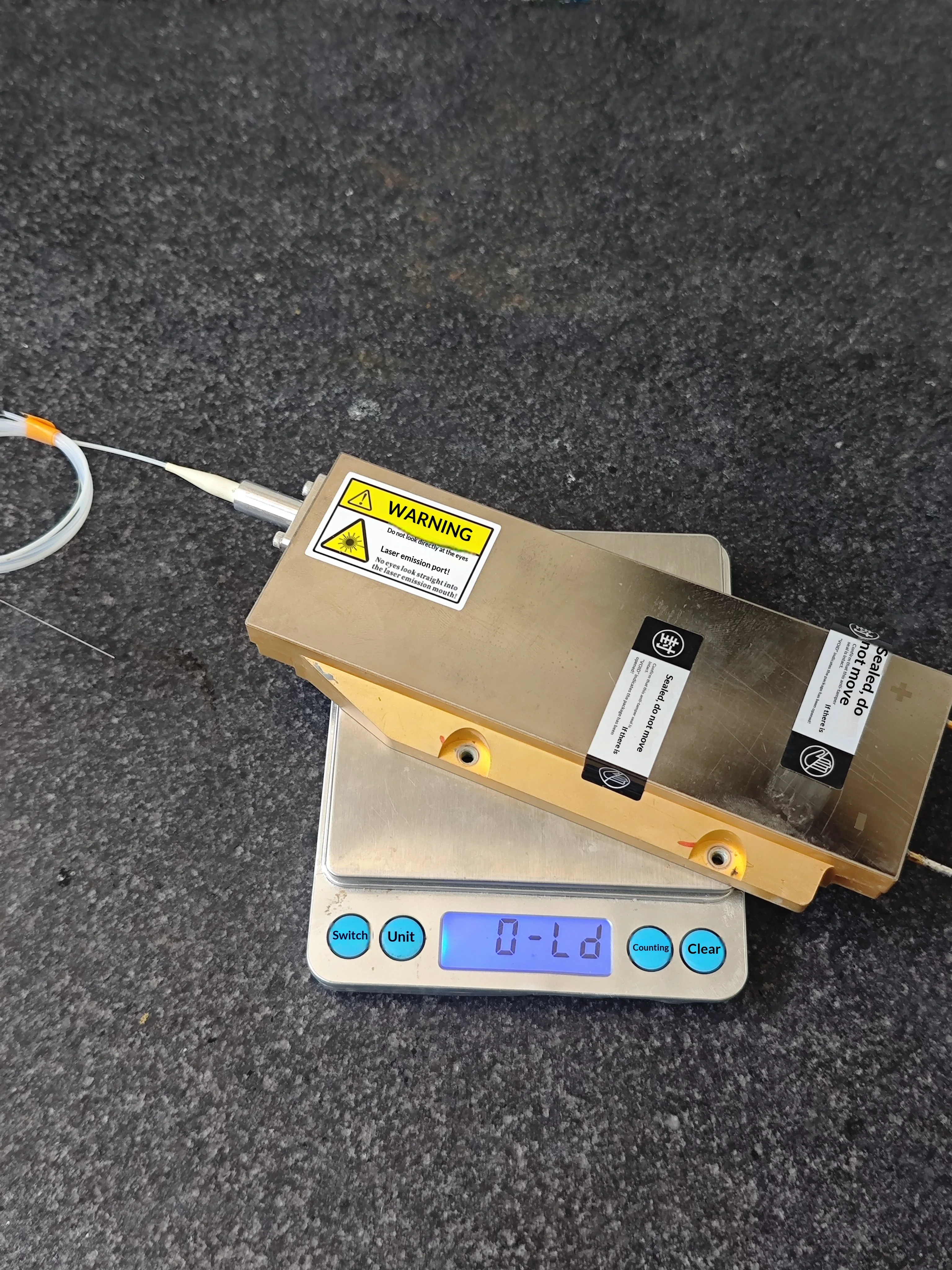 Cañón Láser de Fibra Hanxing de 400W de Alta Potencia con Longitud de Onda de 915nm, Sin Voltaje, para Desmontaje - 1 Año de Garantía