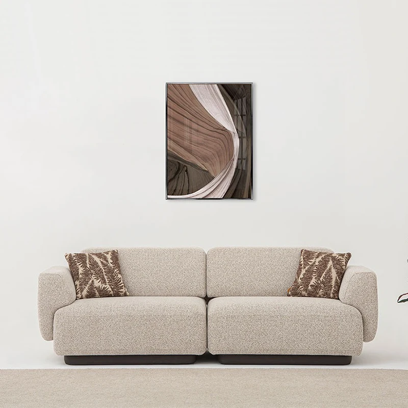 غرفة المعيشة الحديثة طقم أريكة النسيج الداخلية أريكة شقة مول فندق #6