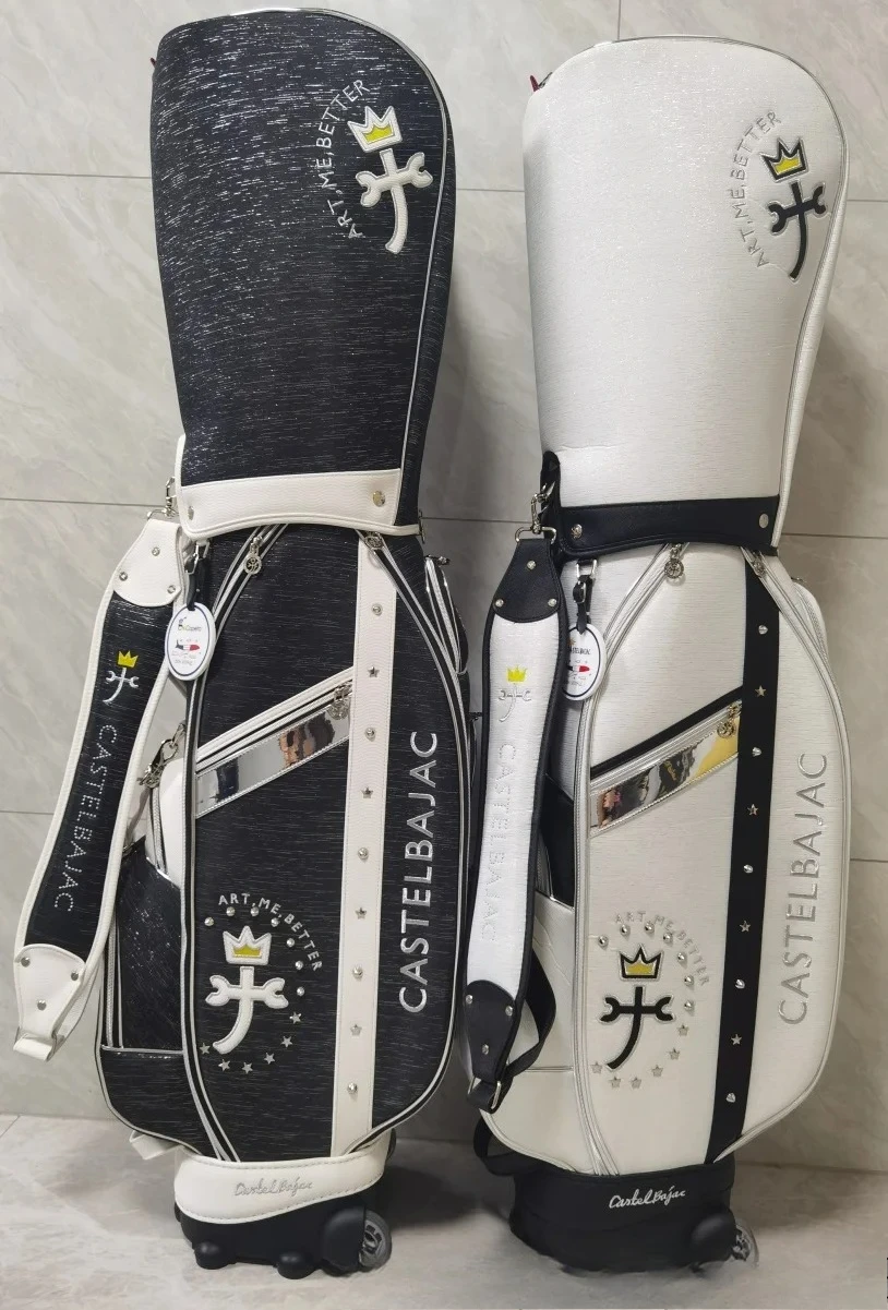 

Lightweight Wheeled Golf Bag - Stylish Design, High-Quality Nylon, Unisex with Extendable Handle