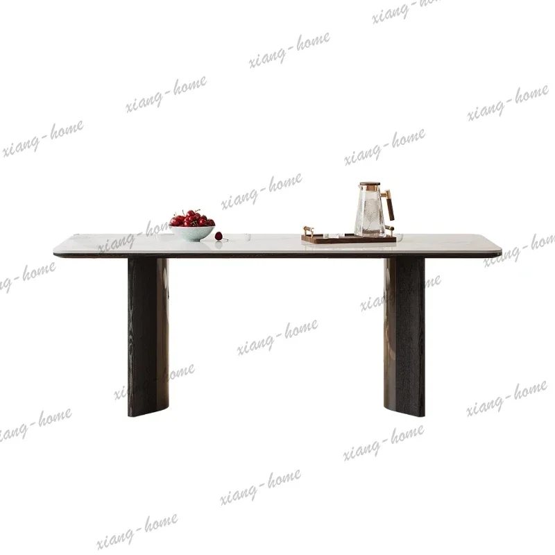 YJ Design Modern Dining Tables Wooden Indoor Dinette Kitchen Dining Tables Industrial Coffee Mobili Arredamento Casa Furniture