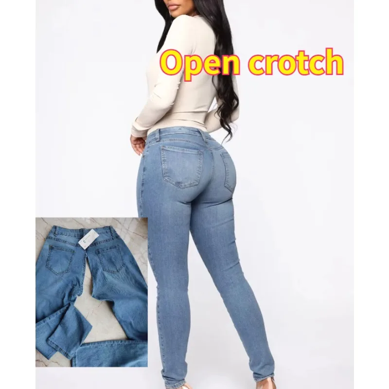 Unisex Invisible Zipper Crotch Switch Customized Elasticity Is Convenient for Outdoor Car Drivers To Change Clothes Jeans