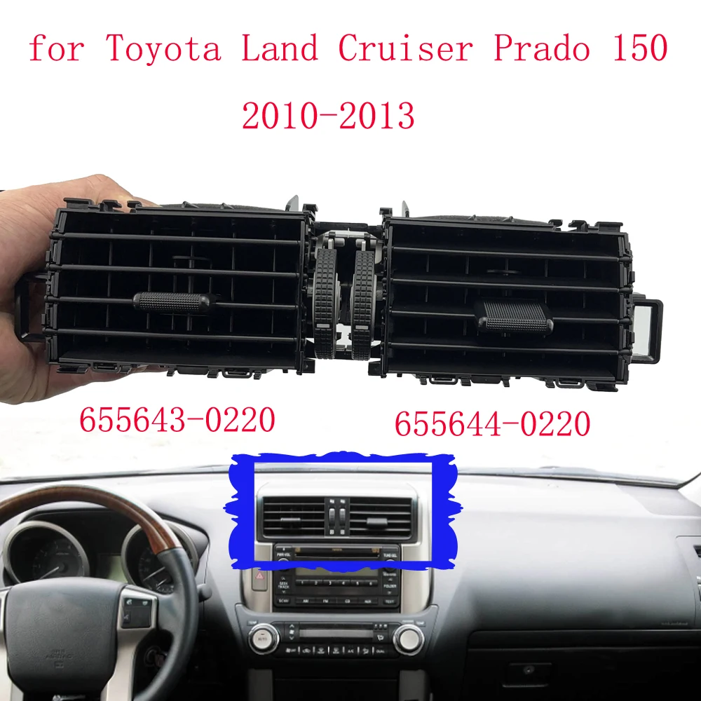 

HUIYAN New Arrival for Toyota Land Cruiser Prado 150 2010-2013 Car Interior Parts Air Condition AC Center Vent Outlet
