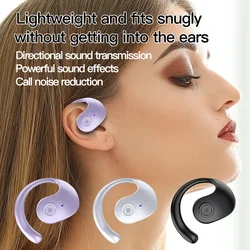 Wireless Headphones Bluetooth Headset With Microphone Bone Conduction Handsfree Noise Canceling Earphones For Driving Audifonos