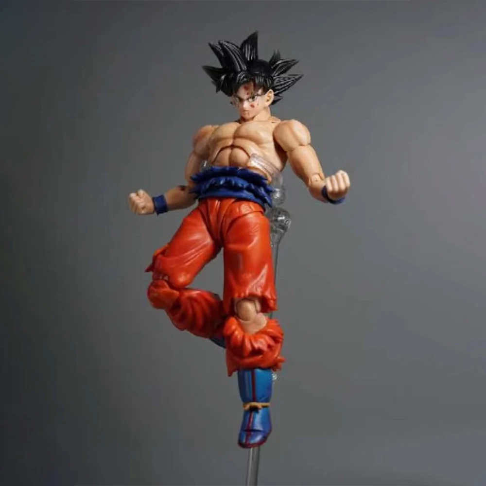 Foro nero Dragon Ball SHFiguarts SHF Ultra Instinct Son Goku Toyotarou Anime Action Figure Modello COLETTO BAMBOLA Giocattolo Regalo ORNAMENT