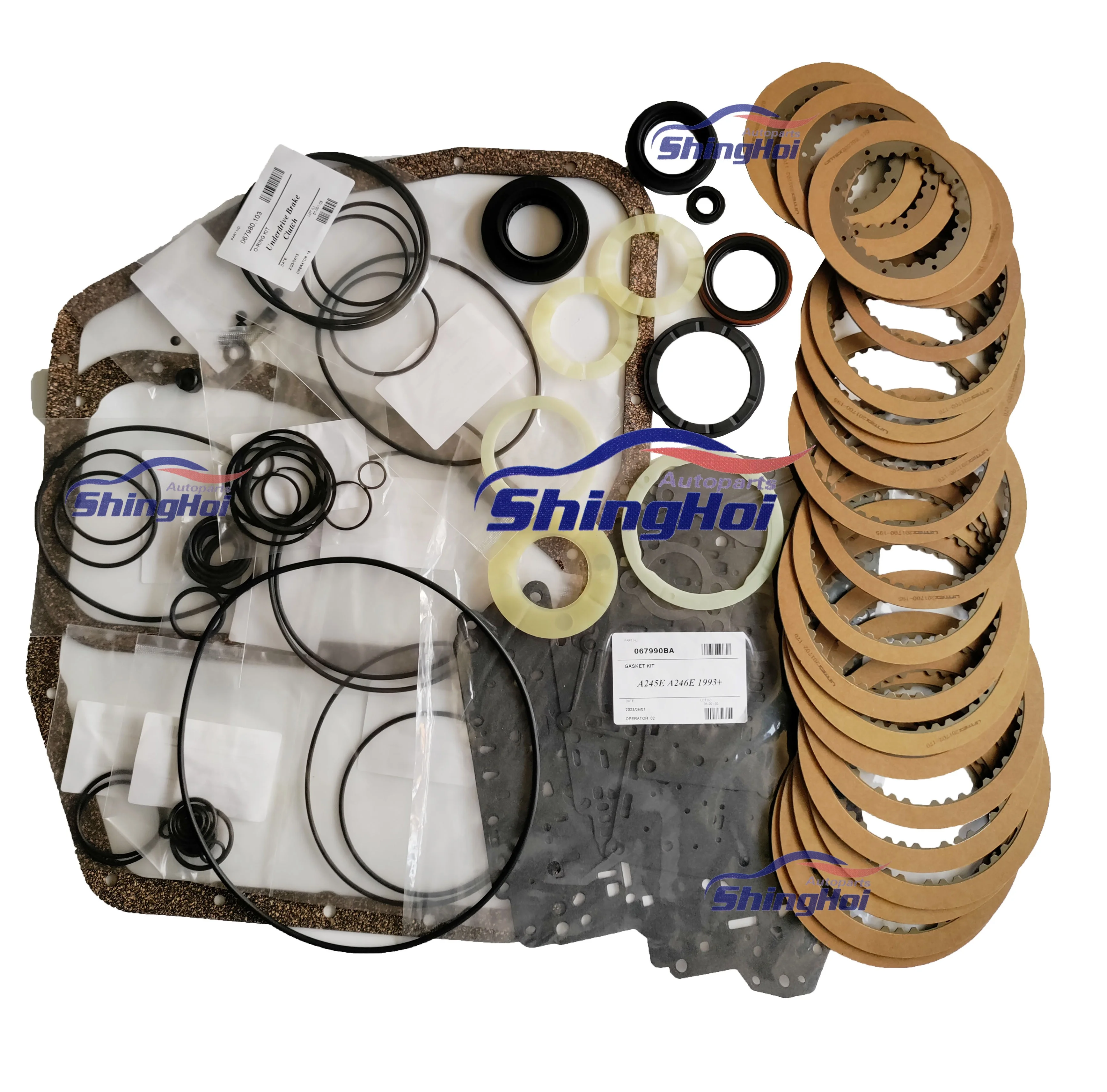 New 4 Speed A240E A245E A246E Automatic Transmission Master Rebuild Kit with Steel Friction