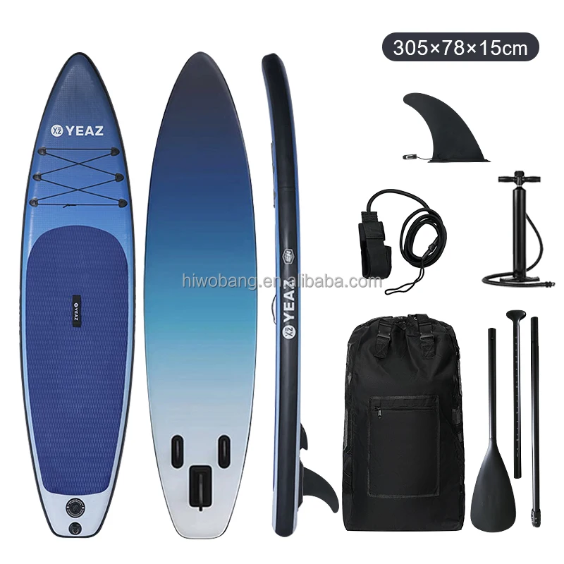 Multi-colour Gradient Paddleboard Classic Design Inflatable Sup With Premium SUP Board Accessories