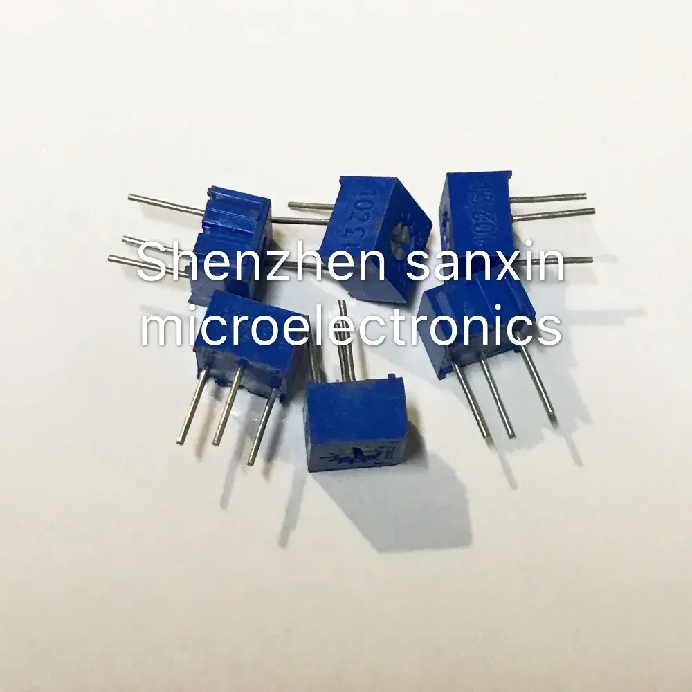 10pcs 3362P  503 104 204 504 105 Trimpo Trimmer Potentiometer 3362 500R 1K 2K 5K 10K 20K 50K 100K