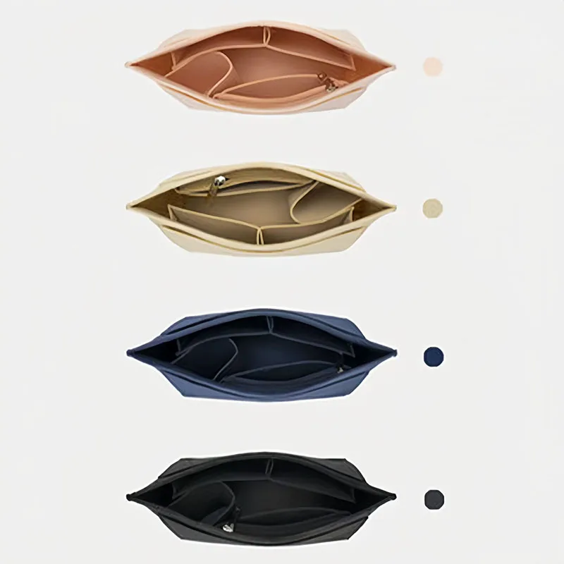Borsa con inserto in feltro adatta per borsa Longchamp Borsa con fodera Borsa per trucco in tessuto di feltro Supporto da viaggio Borsa con inserto portatile Organizzatore