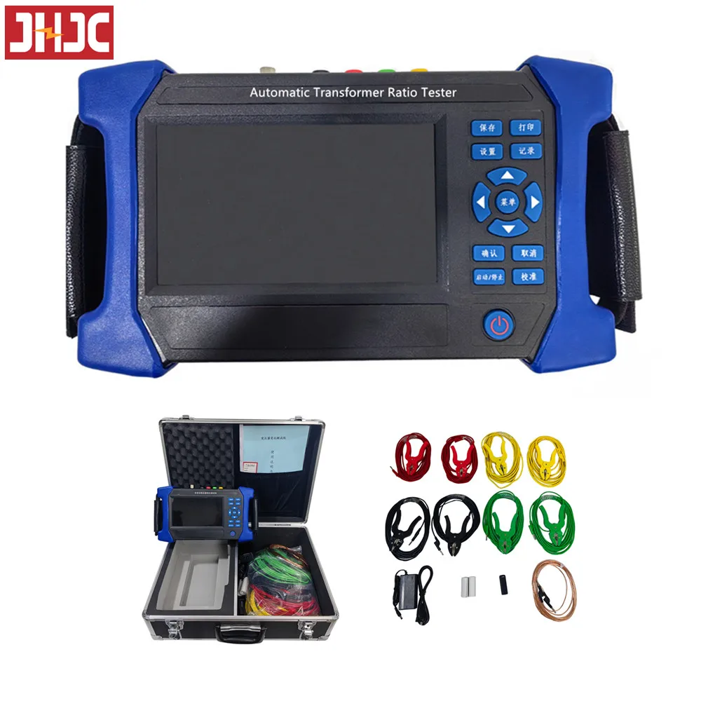 

Portable Battery-in Handheld 3 Phase TTR Meter Current Transformer Analyzer CT PT Three Phase TTR Meter Turns Ratio Tester