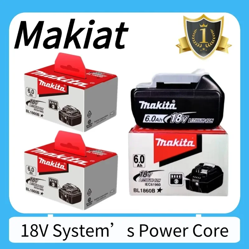 

Batterie Makita 18V Durable, Makita 18V Battery 6Ah, for Metal Cutting Tools, Overload Protection, Saves Time on Jobs.