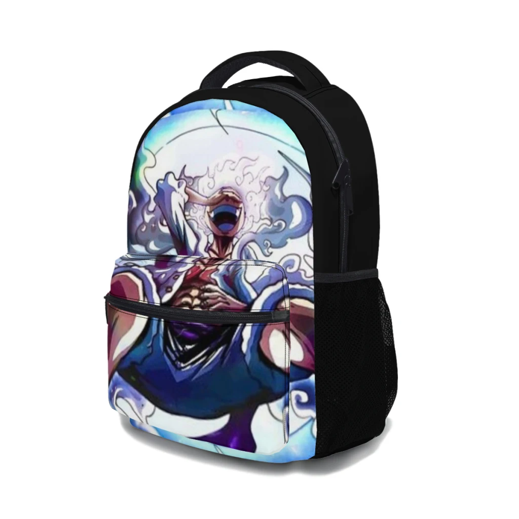 Sac à dos Luffy in gear 5, grande capacité, cartable, multi-poches, réglable, 17 ", à la mode, nouveau