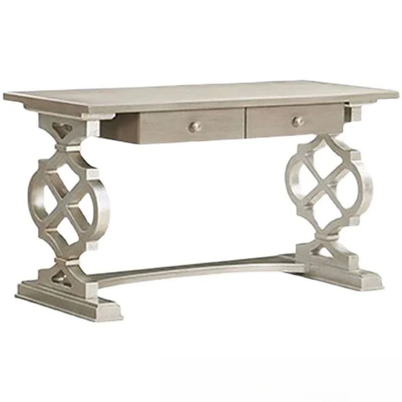 

American Country ART Study Solid Wood Desk Morrie Impression High-end Creative Oak Writing Desk