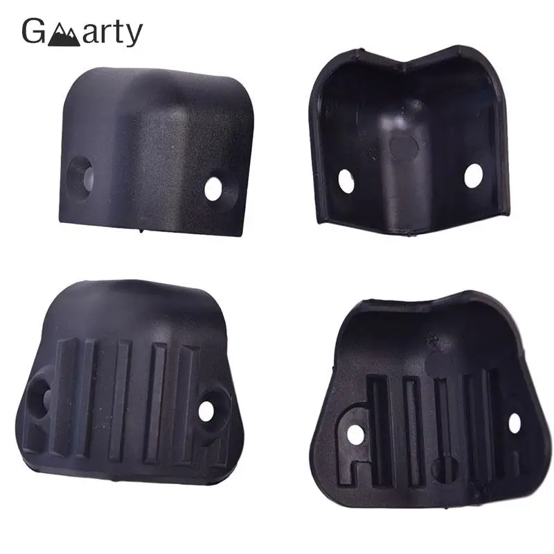 8pcs 2 Hole Amplifier Corner Guitar AMP Stage Speaker Cabinet Corner Protectors Guitar Speaker Corner Protectors Black