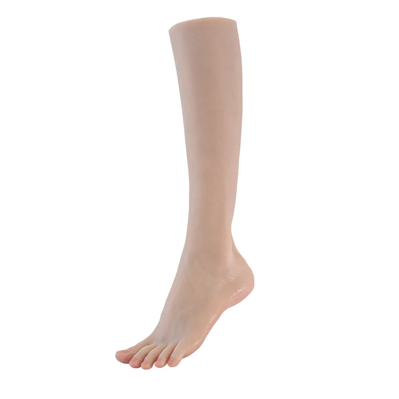 All Bone Platinum Silicone Mannequin Foot With Leg Size 37