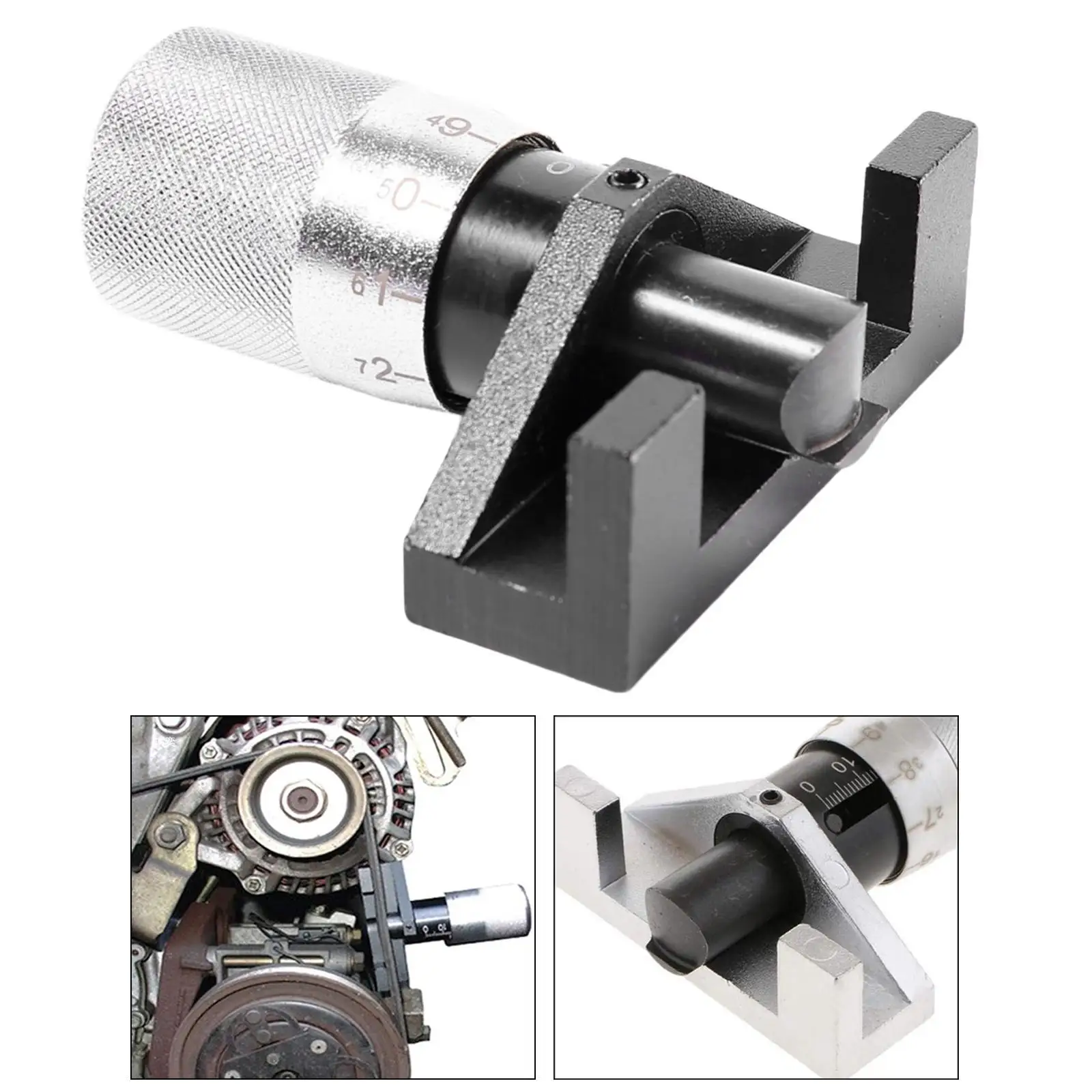 مقياس قياس أداة إصلاح الصلب لشد حزام التوقيت العالمي للأدوات الميكانيكية الكاملة للسيارات #4