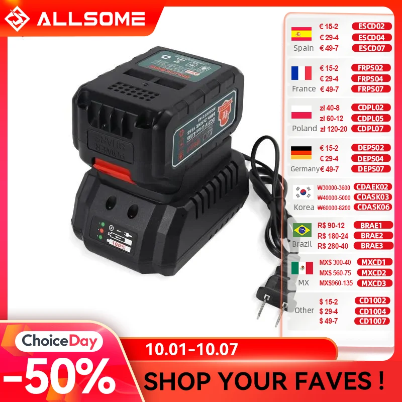 

ALLSOME 21V Беспроводная дрель