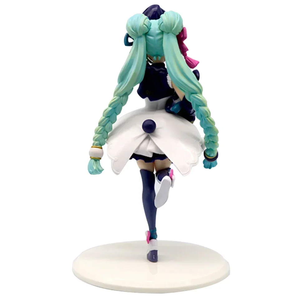 Anime Gadis Cantik Hatsune Miku Karakter Buatan Tangan Mode Ulang Tahun Hadiah Natal Hatsune Miku Model PVC Dekorasi Desktop
