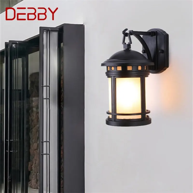 

·DEBBY Outdoor Retro Wall Lamp Classical Sconces Light Waterproof IP65 LED For Home Porch Villa