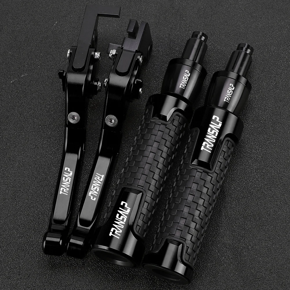 Motorcycle Adjustable XLV 700 Handle Brake Clutch Levers Handlebar End Grips For Honda TRANSALP 600 650 1995-1999 1998 1997 1996
