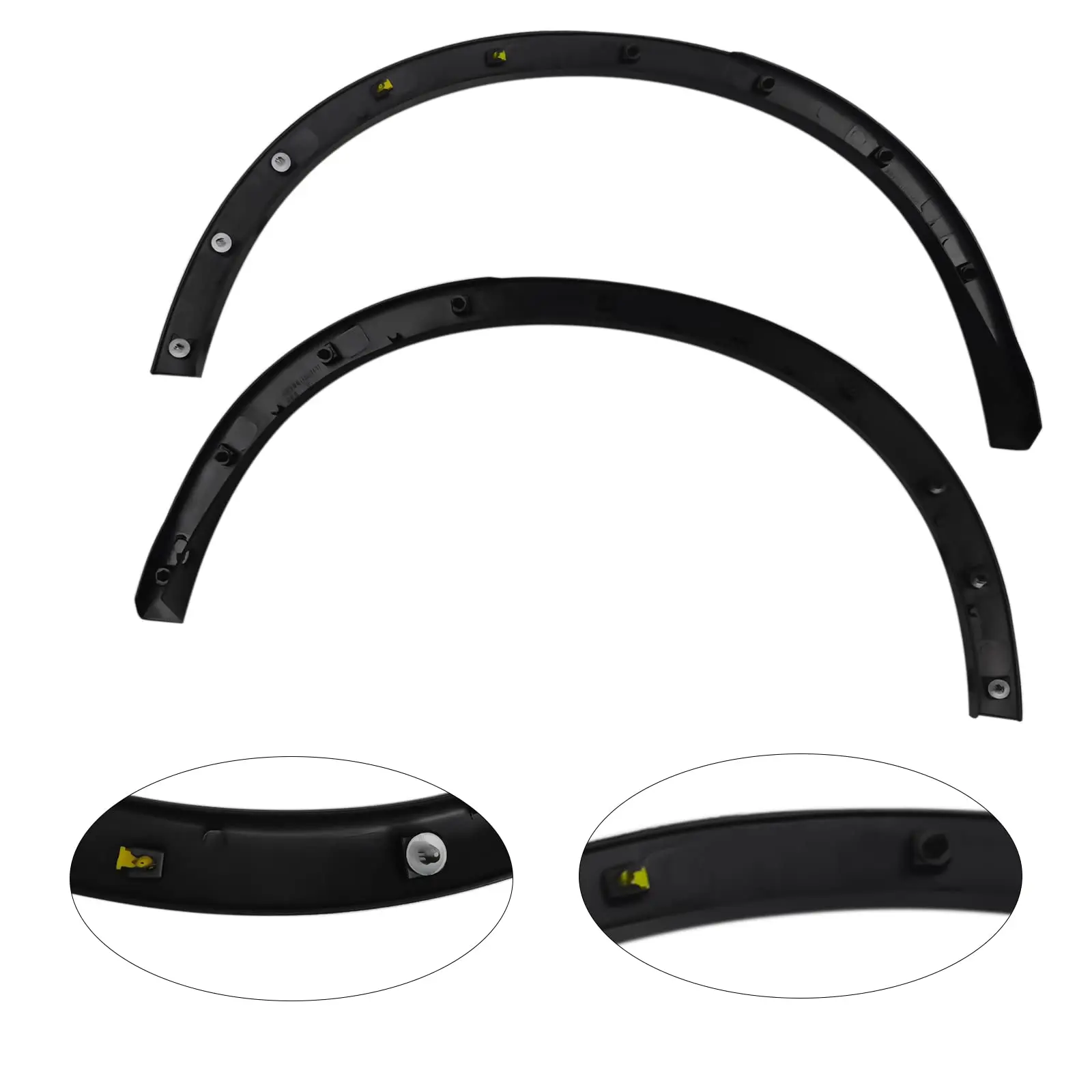 زوج عجلة الحاجز مشاعل لنيسان روج 2014-2016 الجانب الأيسر والأيمن الخلفية عجلة قوس صب الزخارف 2 قطعة مجموعة الكسوة الحاجز 788614Ba0