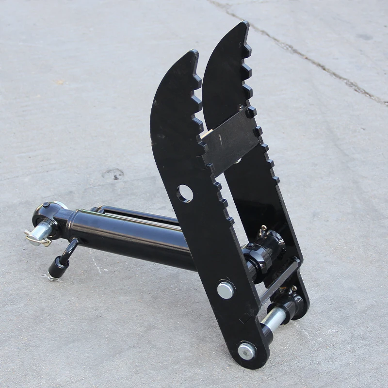 Pince à pouce hydraulique pour accessoires de mini-pelle, pince auxiliaire de godet de pelle multifonction, portée de connexion