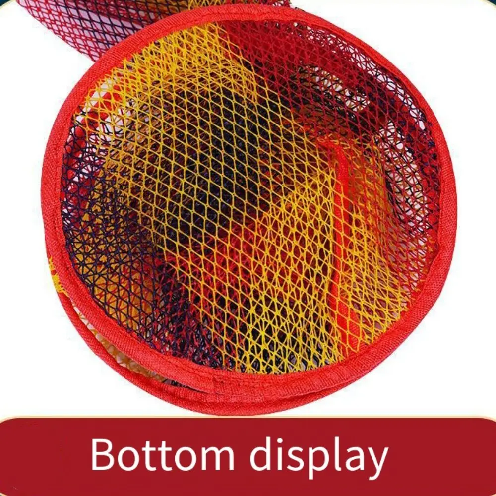 Foldable Portable Fishing Nets 90/150/200cm Depth Ring Edge Shrimp Cage Basket Quick-drying Anti-jump Fish Mesh Bag Fishing Tool