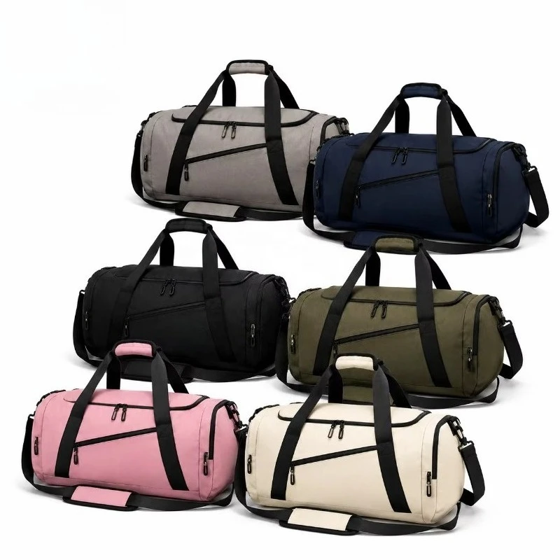 Gym Fitness Duffel Bag Waterproof Oxford Sports Travel Bag with Shoe Compartment Large Capacity Weekend Overnight OEM/ODM